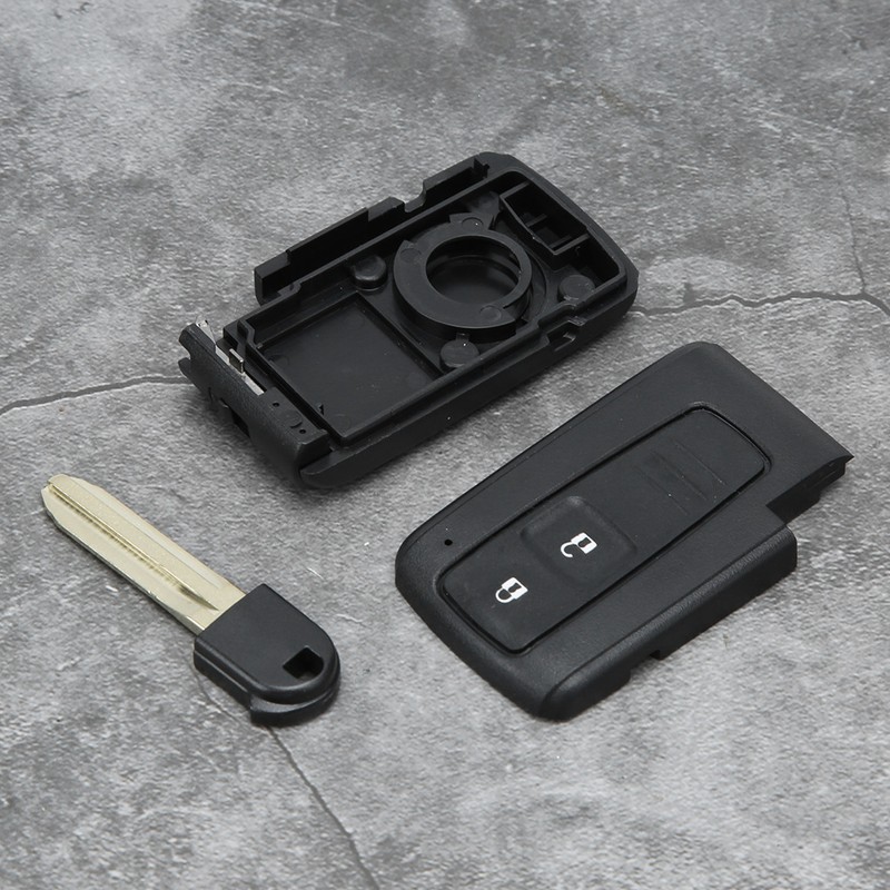 2 Buttons Car Key Fob Case Cover Remote Key Shell