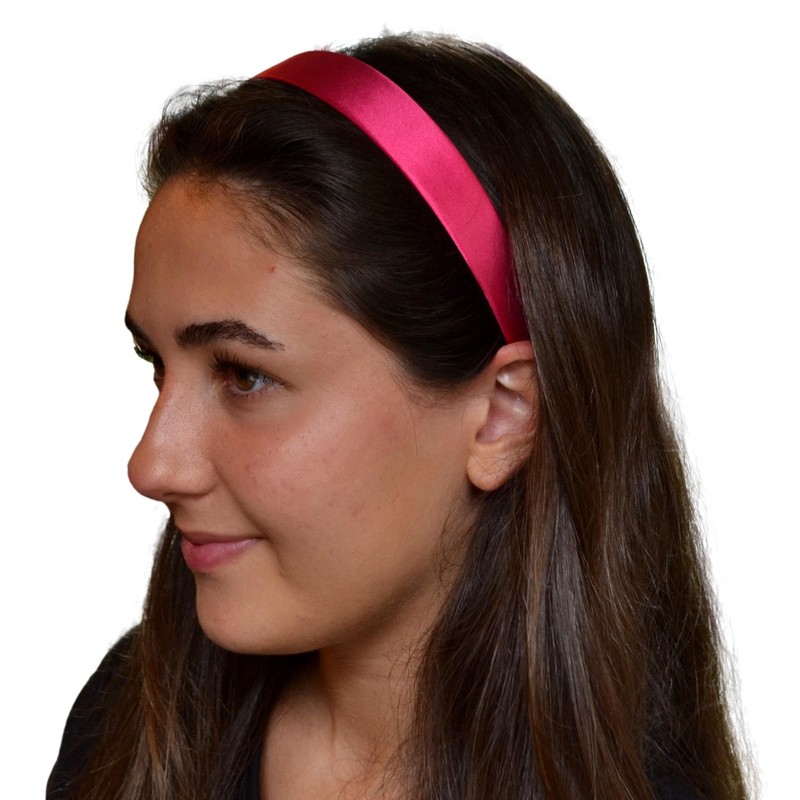 Funny Girl Designs Satin Headband SET OF 6 1 Inch