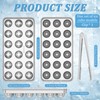 FwQoFvk Stainless Steel Round Ball Ice Maker, Rust Resistant Metal