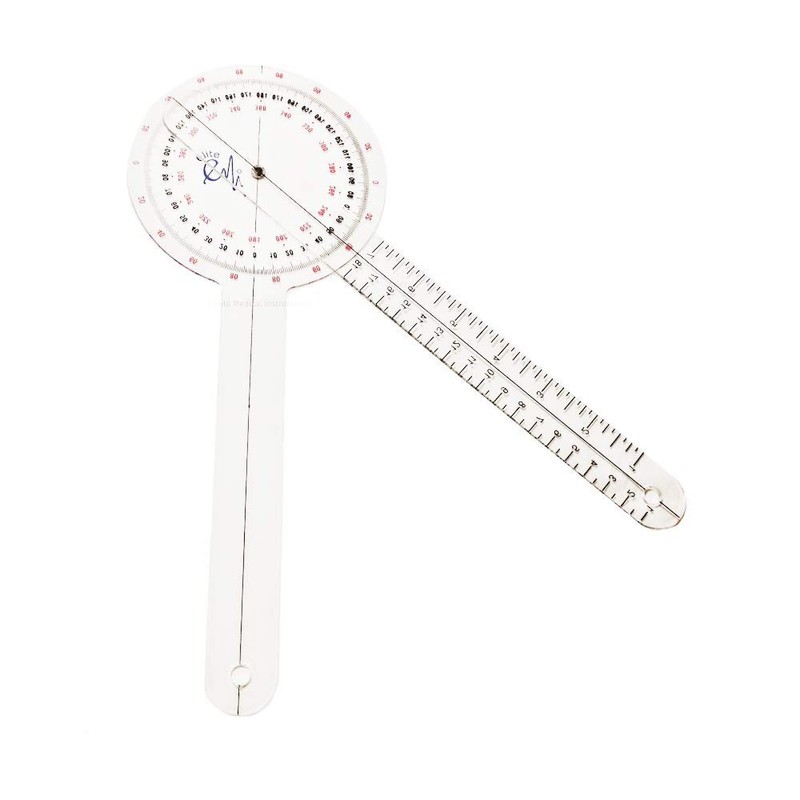 Elite Medical Instruments USA 12" and 8" Goniometer Set -