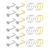 28PCS 20G Hypoallergenic Nose Rings Hoops Studs - 316L Stainless