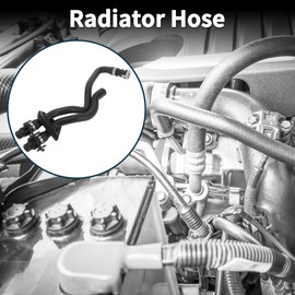 REPAIROCK Radiator Hose Heater Hose No.31368257 for Volvo XC60 2008-2010 Black Rubber 1 Pc Warm Air Outlet Pipe Good Sealing