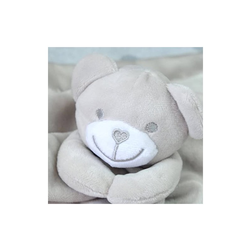 Baby Bear Satin Lined Comforters - 4 Colours (Grey)