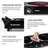 Techwood Hot Plate, Techwood 1800W Double Infrared Ceramic Electric Stove