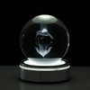 ZMCRAFT 3D 3.15" Hummingbird Laser Crystal Ball – Unique Bird-Light