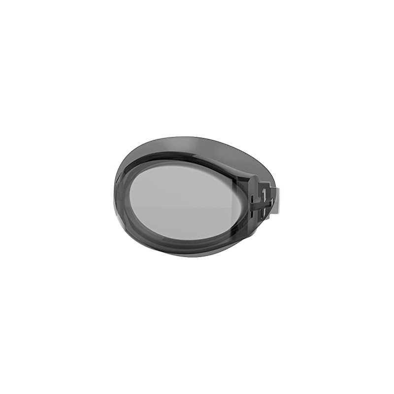 Speedo Unisex Adult Mariner Pro Optical Lens Swimming Goggles, Black/Smoke,