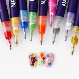Sister Baek Eok Nail drawing pen art pen 12 color set / 네일 드로잉펜 아트펜 12색 세트