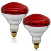 250 Watts Infrared Heat Lamp Bulbs, R40 Red Heat Light