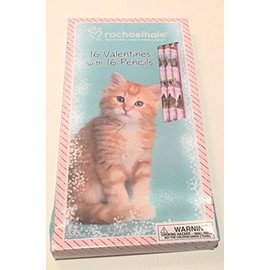 Rachaelhale 16 Valentines with 16 Pencils