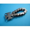 WEST COAST CHOPPERS Iron Cross Logo Motorcycle Chain Beer Bottle