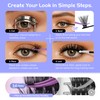 Lash Clusters Kit Individual Lash Extensions with Bond and Seal