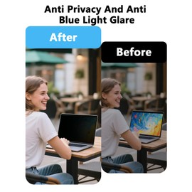 Magnetic Privacy Screen Protector for MacBook Pro 14 Inch 2021-2024 (M1/M2/M3/M4), Removable Anti Spy Glare Blue Light Shield, 14.2" Mac Laptop Privacy Filter