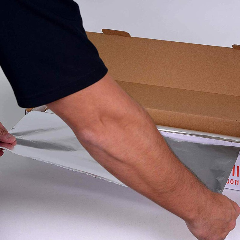 Daxwell Aluminum Foil Roll, Standard, 18" x 1000 Ft, J10003335,