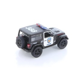 Easy Toys Model Car Compatible with Jeep Wrangler Police - Scale Toy Car with Doors for Opening - Model Car