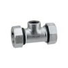 Kakudai 649-848-40W 3-Tube Joint Cheese with Screws White