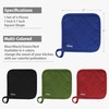 Klex Extra Long Silicone Oven Mitts and Pot Holders, 932°F