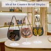 Therwen 2 Pcs Bag Display Stands Purse Display Stand Adjustable