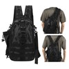 Backpack Knapsack Shoulder Messenger Bag Fishing Mountaineering Outdoor Lure Bagblack