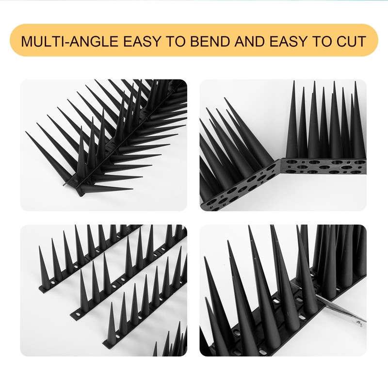 OFFO Bird Spikes Pigeon Outdoor Spikes for Cat Keep Birds