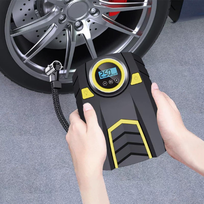 Portable Air Compressor,Car Tire Inflator | Compact Multi-Function Accessories for