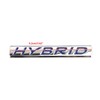 Topteng Car Emblem Sticker, 3D Hybrid Words Metal Emblem Rear