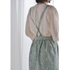 LeafIn Women's Floral Apron, One-Piece Type, Cotton, Waterproof, With Pockets,