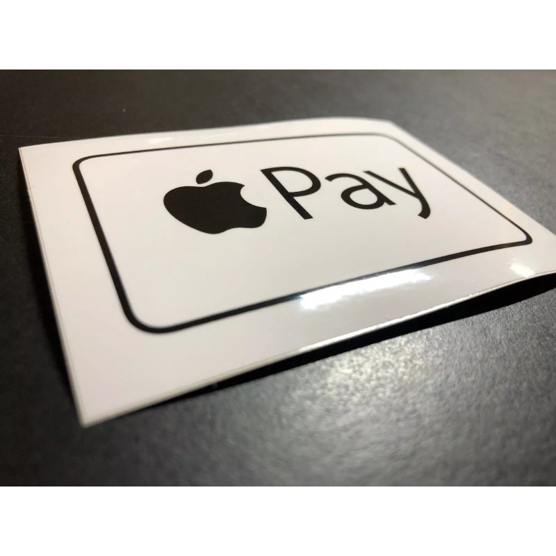 APPLE PAY Acceptance Decal - Retail Sticker (Set of 3