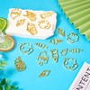 24Pcs Ice Cream Open Back Bezel Pendants Ice Cream Dessert