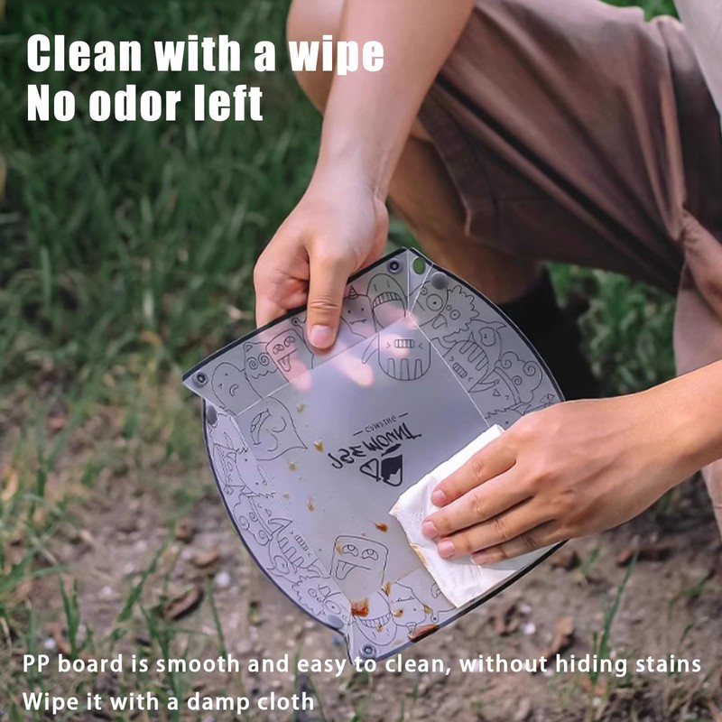 SSKHE 3Pcs Folding Bowl,Cup And Plate,Camping Lightweight Folding Tableware Collapsible