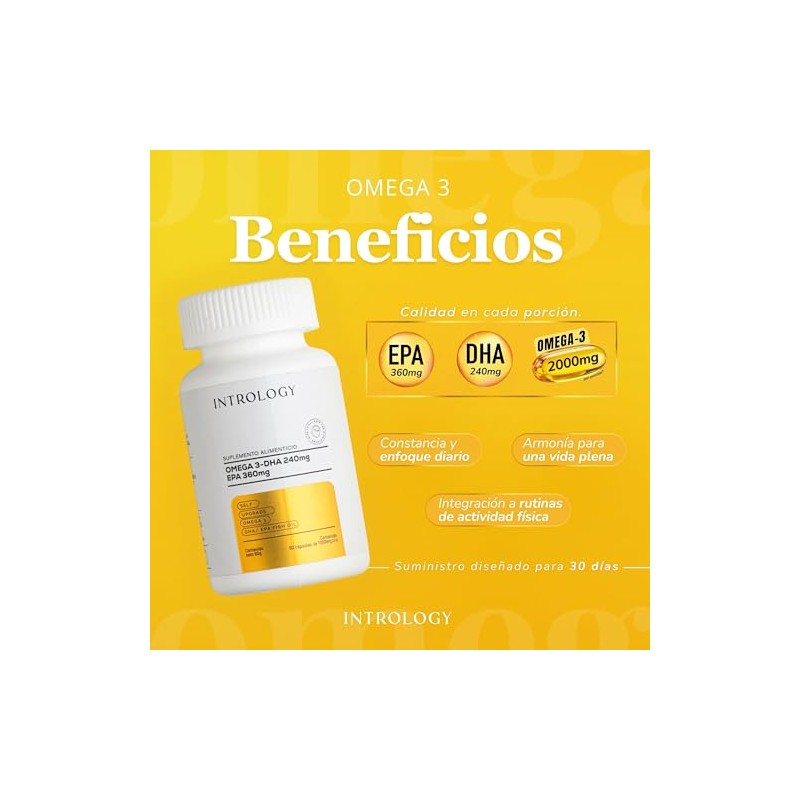 Omega 3 - DHA 240mg + EPA 360mg. | 60