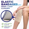 Premium Elastic Bandage Wrap - 4” (5pk) - Strong Compression