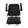 Gdrasuya10 Universal Tractor Seat, Black, Adjustable Backrest (30-180), Massage Spots,