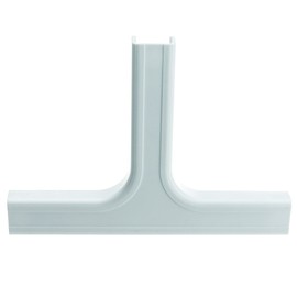 CableWholesale Cord Cover Cable Raceway, 3/4 inch Surface Mount Cable Raceway Tee On-Wall Cord Concealer (Junctions 3 Raceway Runs), Cord Organizer/Wire Hider and Protector, White