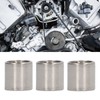 50Pcs Coupling Nut Round 304 Stainless Steel Rod Connector Nut