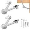Pack of 2 Soft Close Lid Support Hinges Flap Support
