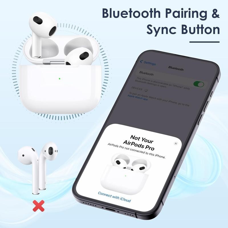 Airpod 3rd Generation Case, Charger Case Replacement with Sync Button