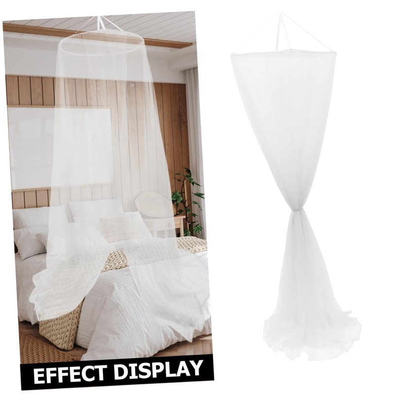 Ipetboom Princess Dome Canopy for Bed Soft Breathable Mosquito Net