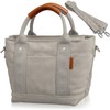 Encore Women's Men's Mini Tote Bag, Dividers, High Visibility Leather