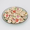 15mm Wooden Buttons100 Pcs Assorted Random 26 Letter Patterns 2
