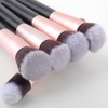 16-teiliges Make-up-Pinsel-Set, rosa, goldfarben, Synthetik, für Foundation, Mischpulver, für Gesicht,