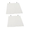 2pcs Emergency Fire Blanket Fiberglass Good Insulation Easy to Use