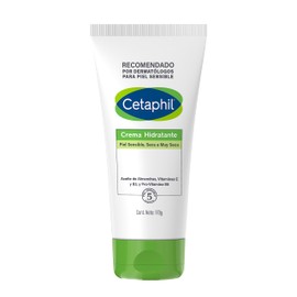 CETAPHIL Crema Hidratante 170g hidratación intensa y duradera hasta por 48 horas desde la 1era aplicaciòn Recomendada por Dermatólogos para Piel Sensible.