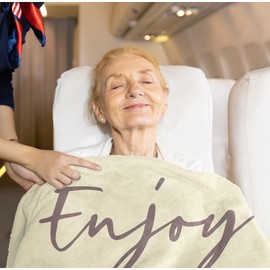 Qotuty Retirement Gift for Woman Blanket 60"x50", Retirement Gifts for Men/Women 2025, Birthday Gifts for Women, Graduation Gifts for Her, Farewell/Going Away/Goodbye Gifts for Coworkers, Retired Gift