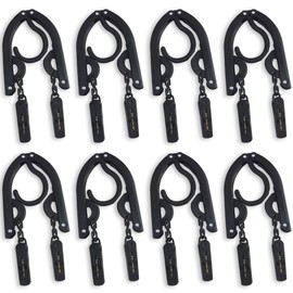 Winuin Folding Hanger, Portable Hanger, Folding Hanger, Travel Hanger, Set of 8 with 16 Pinch, Lightweight, Compact, Convenient Storage, Travel, Laundry, Business Trip, Indoor, Camping, Portable,