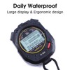 LAOPAO Stopwatch, 1/100 seconds Precision 60 Memories Large Display Daily