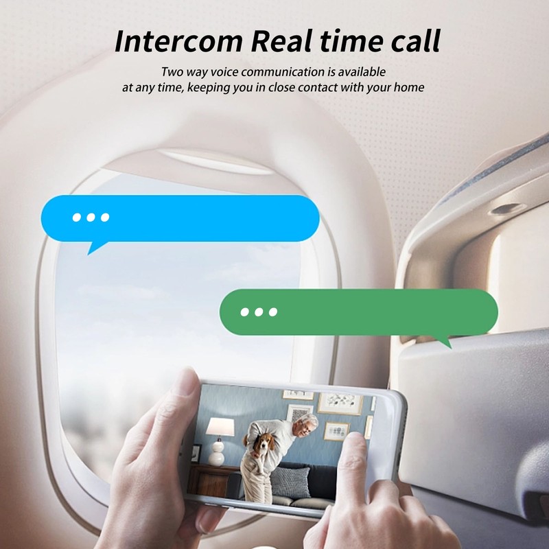 Security Camera 1080P Night Vision Motion Detection Two Way Voice