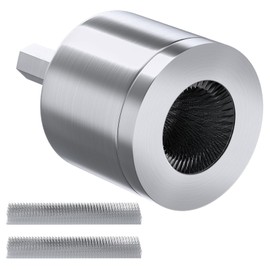 Sanbege 1/2" Metal Copper Pipe Cleaner with Replacement Brushes and 5/16" Hex Shank, Fits for Power Drill