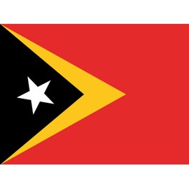 AGDeko® Blechschild Osttimors Flag Fahne Flagge of East Timor Größe 30x20 cm