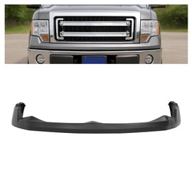 KUAFU Front Upper Bumper Cover Compatible with 2009-2014 Ford F150 F-150 W/O Wheel Opening Molding PP Plastic Painted Matte Black Replacement For FO1000645, DL3Z17D957APTM 4PCS