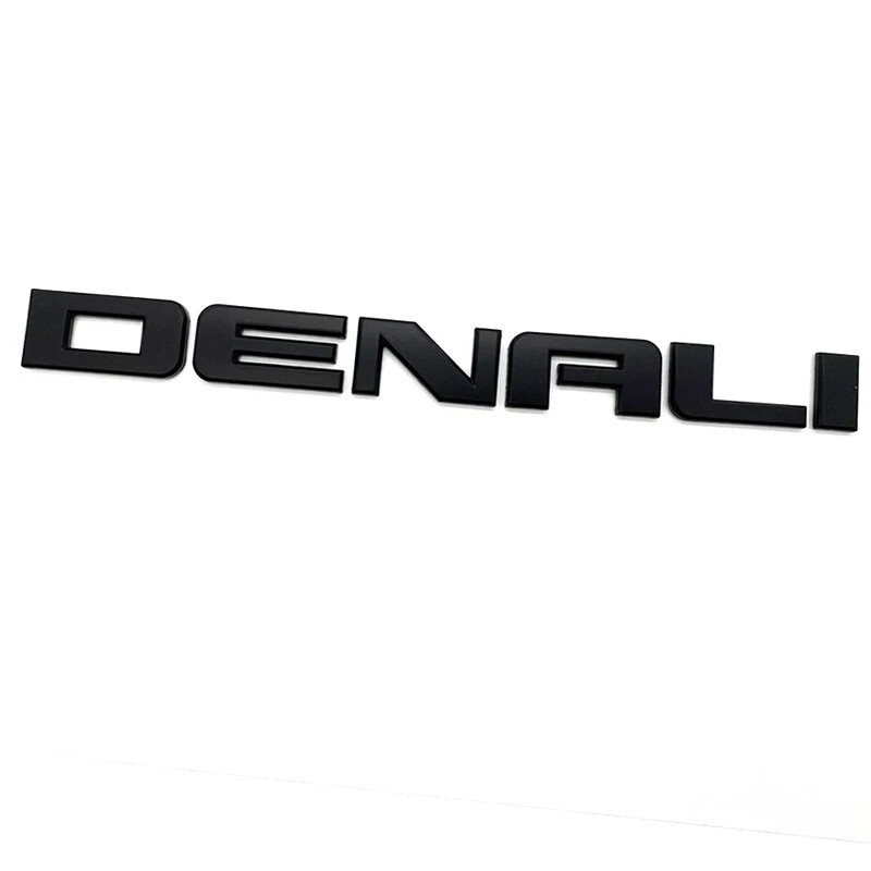 AutoTattoo Denali HD Side Door Tailgate Letter Nameplate Emblem Badge